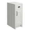 Chatsworth Grey Cupboard Unit 300mm Wide X 435mm Deep With Matt Black Handles