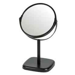 Victorian Plumbing Capri Black Free Standing Cosmetic Mirror