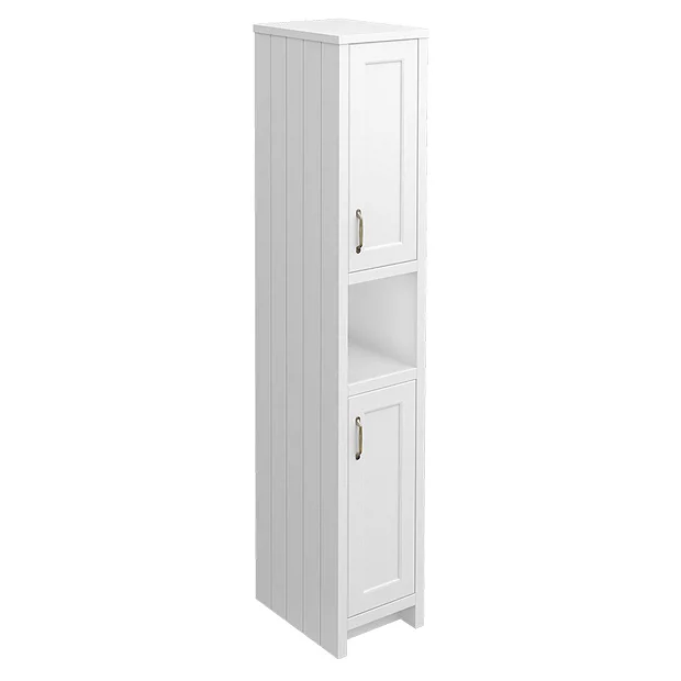 Chatsworth Traditional White Tall Cabinet 2 Chatsworth Traditional White Tall Cabinet - Image 2