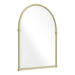 Chatsworth Traditional 673 X 490mm Arched Mirror - Brushed Brass -Hudson Reed Sales chtbbm d3
