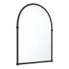 Chatsworth Traditional 673 X 490mm Arched Mirror - Matt Black