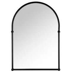 Chatsworth Traditional 673 X 490mm Arched Mirror - Matt Black -Hudson Reed Sales chtmbm detail02