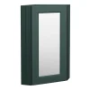 Chatsworth Corner Mirror Cabinet Green