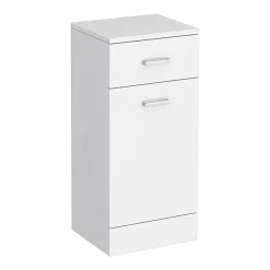 Cove 350x300mm White Laundry Basket