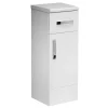 Tavistock Courier 300mm Freestanding Storage Unit - Gloss White