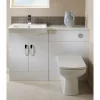 Tavistock Courier 600mm Semi-Countertop Unit & Basin - Gloss White