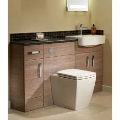 Tavistock Courier 600mm Semi-Countertop Unit & Basin - Montana Gloss -Hudson Reed Sales cr600mg d1
