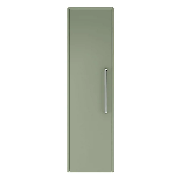 Hudson Reed Solar 350mm Wall Hung Tall Unit - Matt Fern Green 1 Hudson Reed Solar 350mm Wall Hung Tall Unit - Matt Fern Green