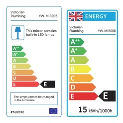 Cruze Bathroom Cruze 500x700mm LED Universal Mirror Inc. Touch Sensor + Anti-Fog 9 Cruze Bathroom Cruze 500x700mm LED Universal Mirror Inc. Touch Sensor + Anti-Fog -Hudson Reed Sales edm06 d2