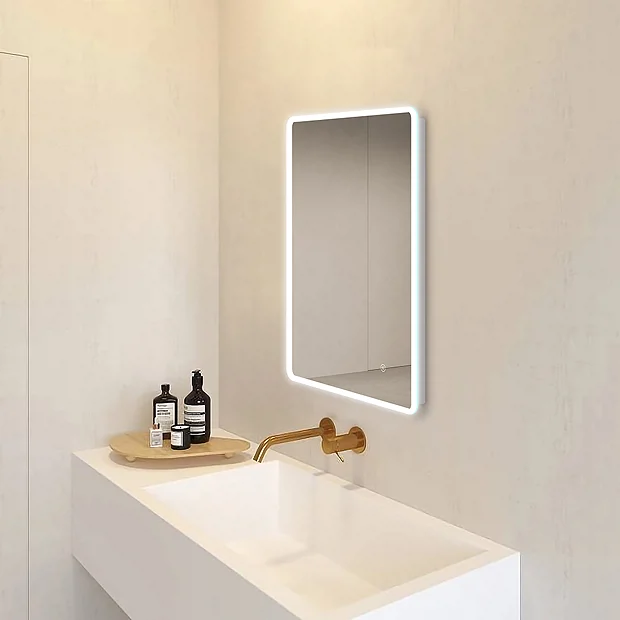 Cruze Bathroom Cruze 500x700mm LED Universal Mirror Inc. Touch Sensor + Anti-Fog 6 Cruze Bathroom Cruze 500x700mm LED Universal Mirror Inc. Touch Sensor + Anti-Fog - Image 6