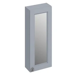 Urlington Bathroom Burlington 30 Single Door Mirror Cabinet - Classic Grey