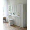 Urlington Bathroom Burlington 30 2-Door Tall Unit - Classic Grey