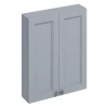 Urlington Bathroom Burlington 60 2-Door Wall Unit - Classic Grey