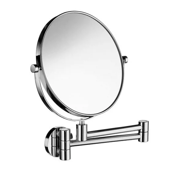 Smedbo Outline - Polished Chrome Shaving/Make Up Mirror On Swing Arm 2 Smedbo Outline - Polished Chrome Shaving/Make Up Mirror On Swing Arm - Image 2