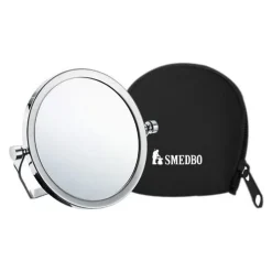 Smedbo Outline Travel Shaving/Make Up Mirror - Polished Chrome
