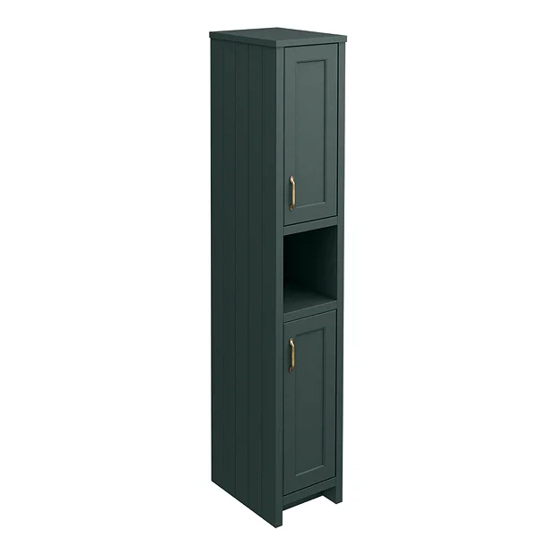 Chatsworth Traditional Green Tall Cabinet 2 Chatsworth Traditional Green Tall Cabinet - Image 2