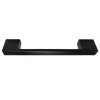Victorian Plumbing 1 X Modern D Type Matt Black Additional Handle - L150mm (128mm Centres)