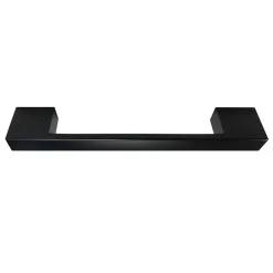Victorian Plumbing 1 X Modern D Type Matt Black Additional Handle - L150mm (128mm Centres)