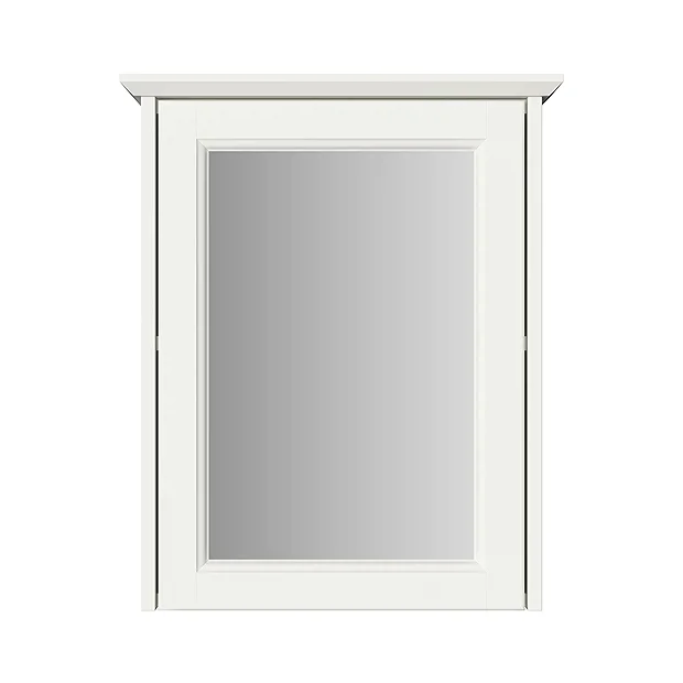 Heritage Bathroom Heritage Caversham Single Door Mirror Wall Cabinet - Chantilly 1 Heritage Bathroom Heritage Caversham Single Door Mirror Wall Cabinet - Chantilly