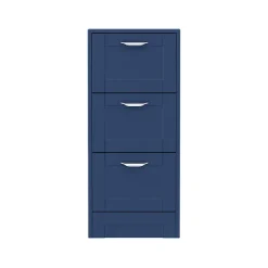 Keswick Blue 350mm Traditional 3 Drawer Storage Unit 5 Keswick Blue 350mm Traditional 3 Drawer Storage Unit -Hudson Reed Sales kesblu3d d2