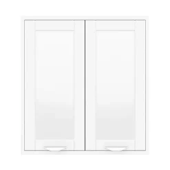 Keswick White 600mm Traditional Wall Hung 2 Door Mirror Cabinet 7 Keswick White 600mm Traditional Wall Hung 2 Door Mirror Cabinet -Hudson Reed Sales keswht2dm d2