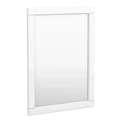 Keswick White 500 X 700mm Traditional Wall Hung Framed Mirror