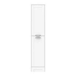 Keswick White 1400mm Traditional Floorstanding Tall Storage Unit 7 Keswick White 1400mm Traditional Floorstanding Tall Storage Unit -Hudson Reed Sales keswhttb d2