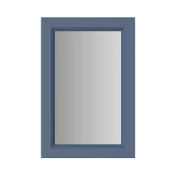 Heritage Bathroom Heritage Caversham 400mm Framed Mirror - Maritime Blue