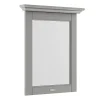 Old London 600mm Flat Mirror - Storm Grey