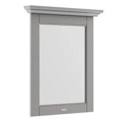 Old London 600mm Flat Mirror - Storm Grey