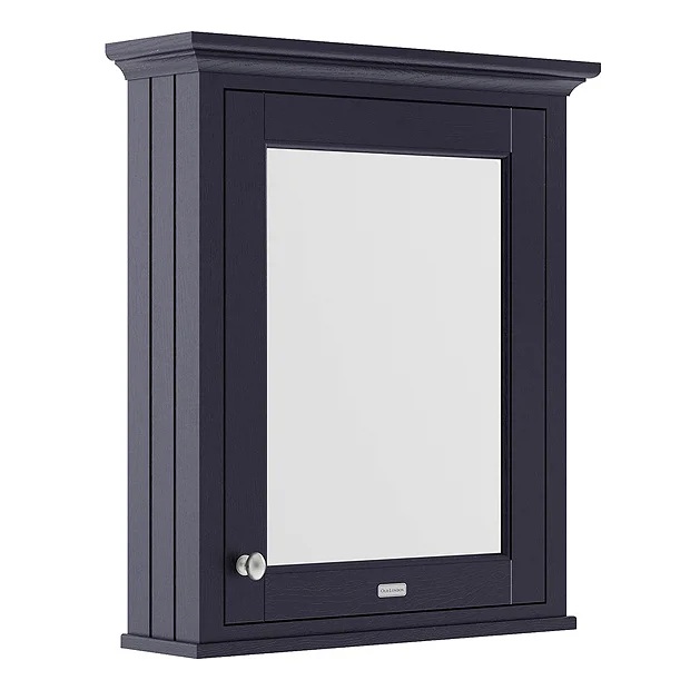 Old London 600mm Mirror Cabinet - Twilight Blue 1 Old London 600mm Mirror Cabinet - Twilight Blue
