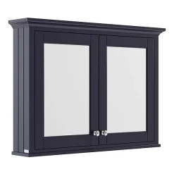 Old London 1050mm Mirror Cabinet - Twilight Blue