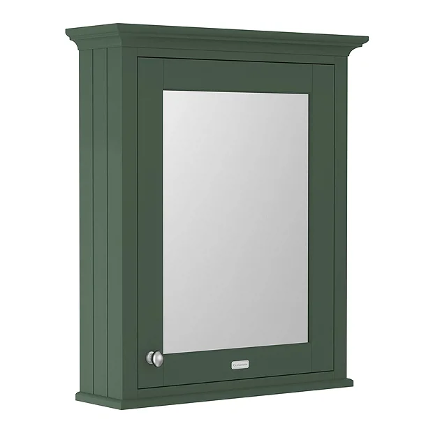 Old London 600mm Mirror Cabinet - Hunter Green 2 Old London 600mm Mirror Cabinet - Hunter Green - Image 2