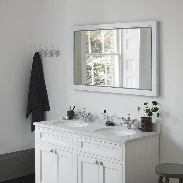 Urlington Bathroom Burlington Framed 120 Mirror With LED Illumination - Classic Grey 1 Urlington Bathroom Burlington Framed 120 Mirror With LED Illumination - Classic Grey