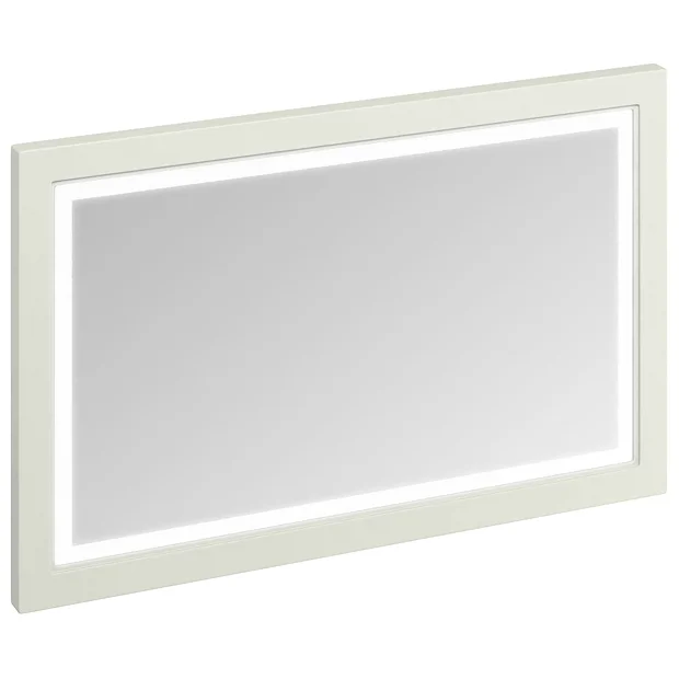 Urlington Bathroom Burlington Framed 120 Mirror With LED Illumination - Sand 2 Urlington Bathroom Burlington Framed 120 Mirror With LED Illumination - Sand - Image 2