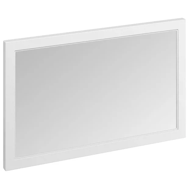 Urlington Bathroom Burlington Framed 120 Mirror - Matt White 1 Urlington Bathroom Burlington Framed 120 Mirror - Matt White