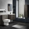 Monza­­ Bathroom Monza Grey Avola 350mm Wide Tall Wall Hung Unit (Depth 250mm)