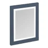 Urlington Bathroom Burlington Framed 60 Mirror With LED Illumination - Blue