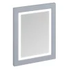 Urlington Bathroom Burlington Framed 60 Mirror With LED Illumination - Classic Grey