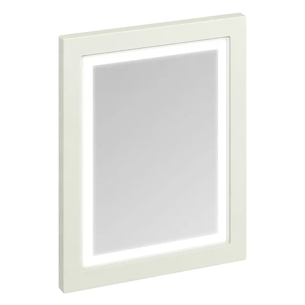 Urlington Bathroom Burlington Framed 60 Mirror With LED Illumination - Sand 1 Urlington Bathroom Burlington Framed 60 Mirror With LED Illumination - Sand