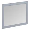 Urlington Bathroom Burlington Framed 90 Mirror - Classic Grey