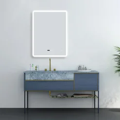 Toreno 600 X 800mm LED Bluetooth Mirror Incl. Shaver Socket + Anti-Fog 10 Toreno 600 X 800mm LED Bluetooth Mirror Incl. Shaver Socket + Anti-Fog -Hudson Reed Sales mir010n d3