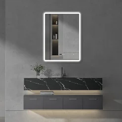 Toreno 600 X 800mm LED Bluetooth Mirror Incl. Shaver Socket + Anti-Fog 11 Toreno 600 X 800mm LED Bluetooth Mirror Incl. Shaver Socket + Anti-Fog -Hudson Reed Sales mir010n d4