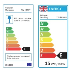 Toreno 700 X 500mm Portrait LED Illuminated Bluetooth Mirror Incl. Touch Sensor -Hudson Reed Sales mir011 d2n