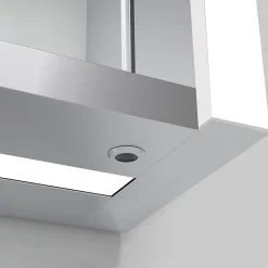 Toreno 500x700mm LED Illuminated Bluetooth Mirror Cabinet With Motion Sensor, Shaving Socket & Anti-Fog