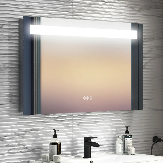 Toreno 1200 X 600mm Landscape LED Back-lit Bluetooth Mirror Incl. Touch Sensor + Anti-Fog 2 Toreno 1200 X 600mm Landscape LED Back-lit Bluetooth Mirror Incl. Touch Sensor + Anti-Fog - Image 2