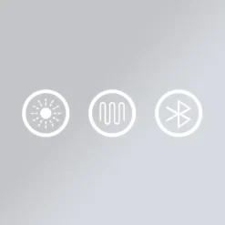 Toreno 1200 X 600mm Landscape LED Back-lit Bluetooth Mirror Inc. Touch Sensor + Anti-Fog -Hudson Reed Sales mir021newd1