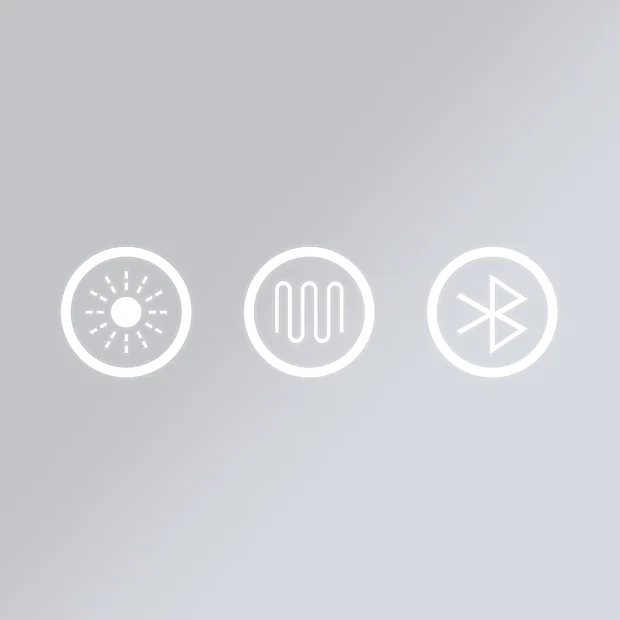 Toreno 1200 X 600mm Landscape LED Back-lit Bluetooth Mirror Incl. Touch Sensor + Anti-Fog 3 Toreno 1200 X 600mm Landscape LED Back-lit Bluetooth Mirror Incl. Touch Sensor + Anti-Fog - Image 3