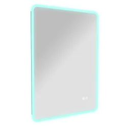 Toreno 500x700mm Ambient Colour Change LED Bluetooth Mirror Incl. Touch Sensor + Anti-Fog -Hudson Reed Sales mir027 d3