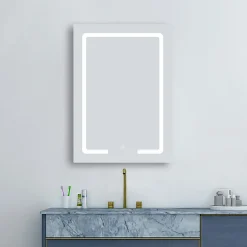 Toreno 500x700mm LED Illuminated Mirror Inc. Touch Sensor -Hudson Reed Sales mir034 d3n
